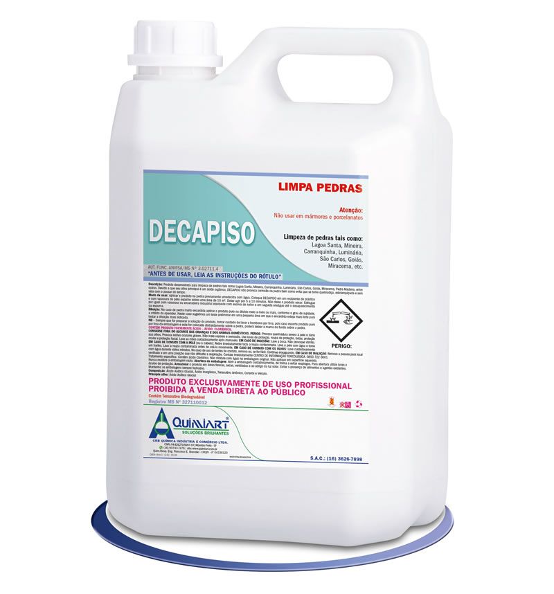DECAPISO Limpa Pedra e Pisos Rsticos 5L - Quimiart