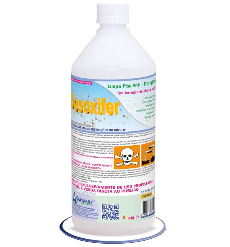 DESOXIFER Limpa Piso Anti-Ferruginoso 1L - Quimiart