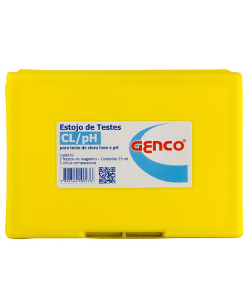 Kit de Testes Cloro e pH - GENCO - Cl/pH Lider Limpeza