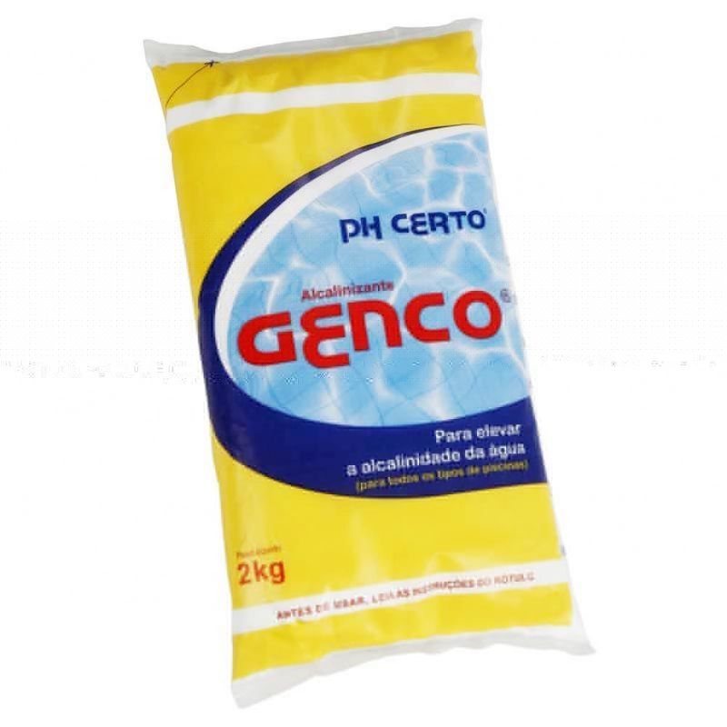 pH CERTO Granulado Alcalinizante GENCO - 2kg Lider Limpeza