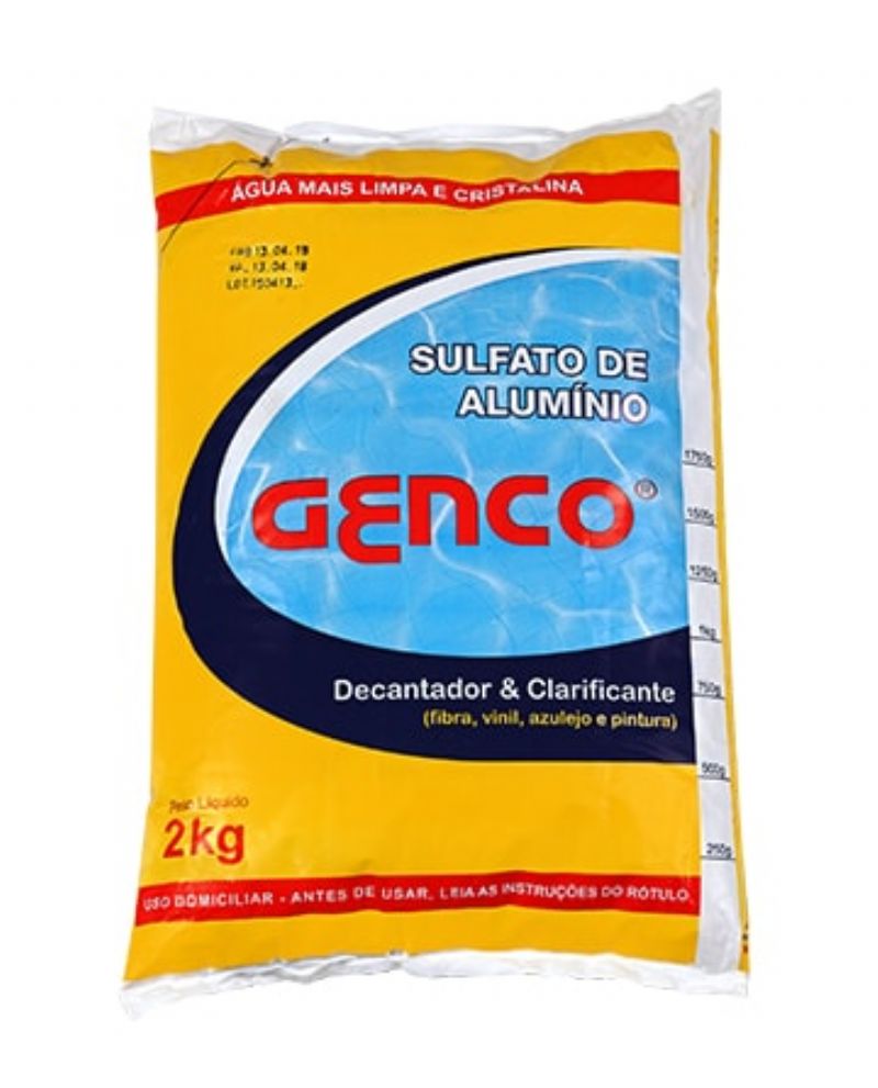 Sulfato de Alumínio GENCO 2Kg