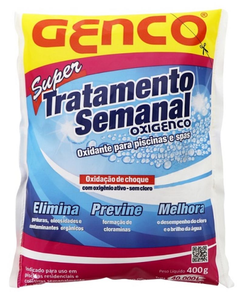 SUPER TRATAMENTO SEMANAL OXIGENCO GENCO 400g Lider Limpeza