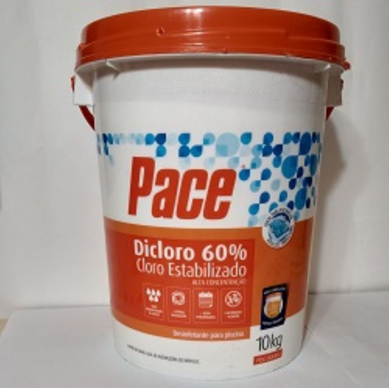 Cloro Pace 60% concentrado hth - 10Kg Lider Limpeza