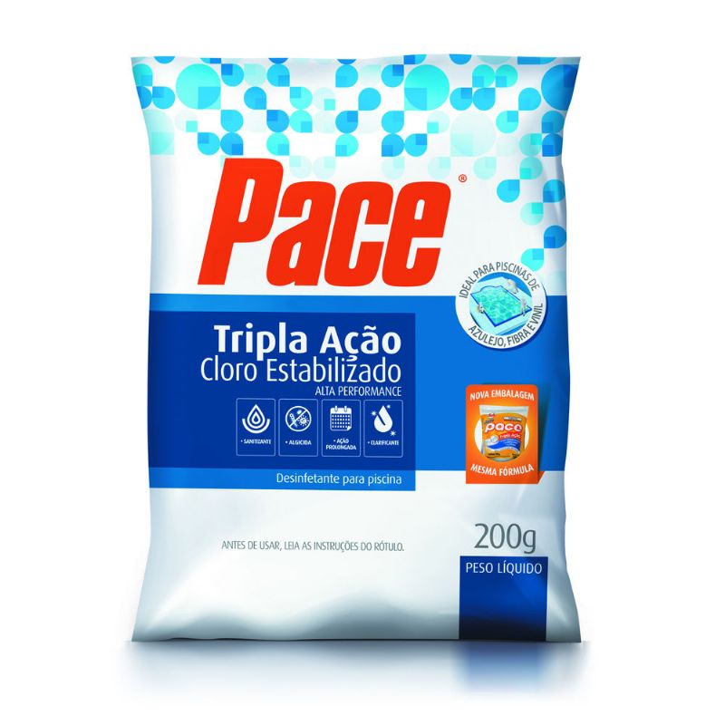 Tablete de Cloro Pace Tripla Ao hth Lider Limpeza