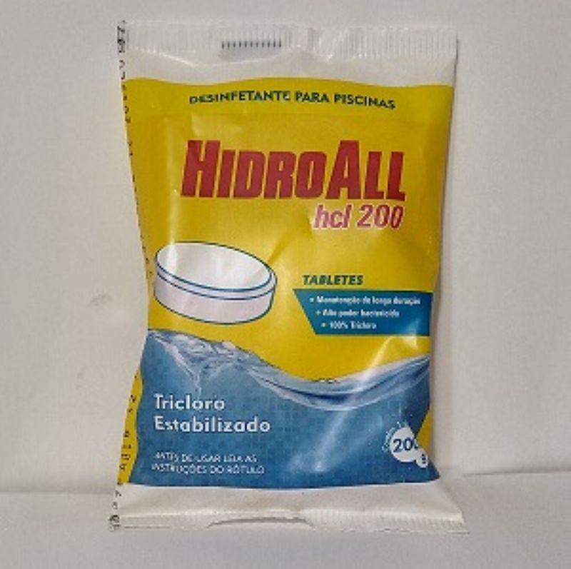 Tablete Cloro Hidroall - 200g