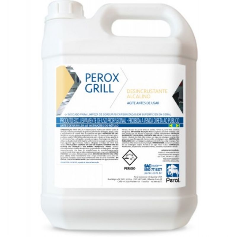 PEROX GRILL Desincrustante Alcalino 1L ou 5L - Perol