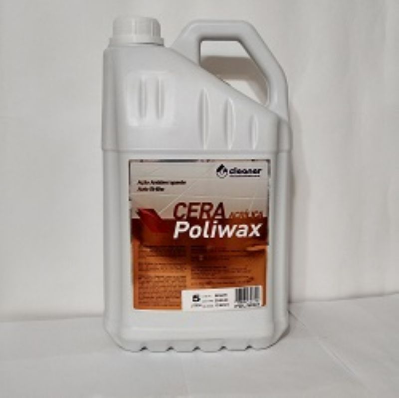 POLIWAX Cera Acrlica para Piso 1L ou 5L Lider Limpeza