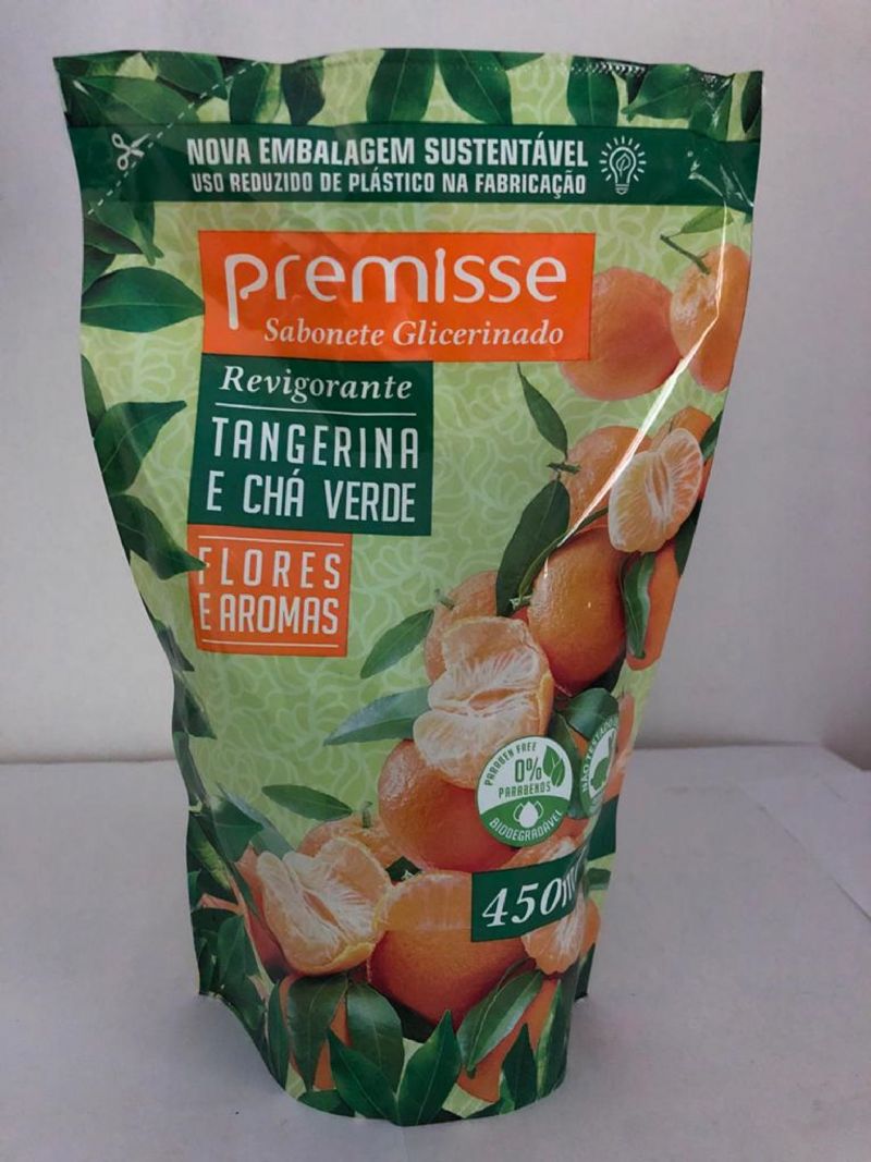 SABONETE LQUIDO TANGERINA E CH VERDE - PREMISSE Lider Limpeza