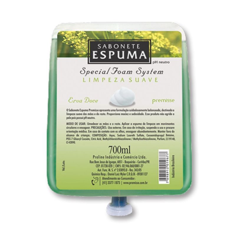 SABONETE ESPUMA DIVERSOS AROMAS  - PREMISSE