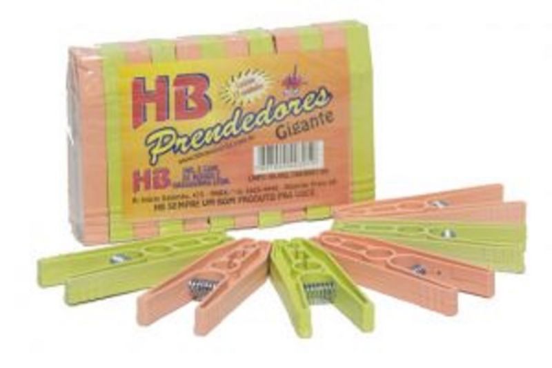 PRENDEDOR DE ROUPA DE PLSTICO - HB Lider Limpeza