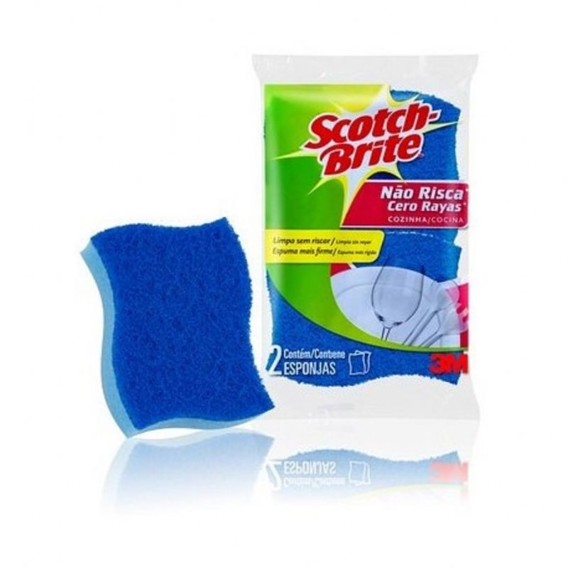 ESPONJA DUPLA FACE N�O RISCA SCOTCH-BRITE