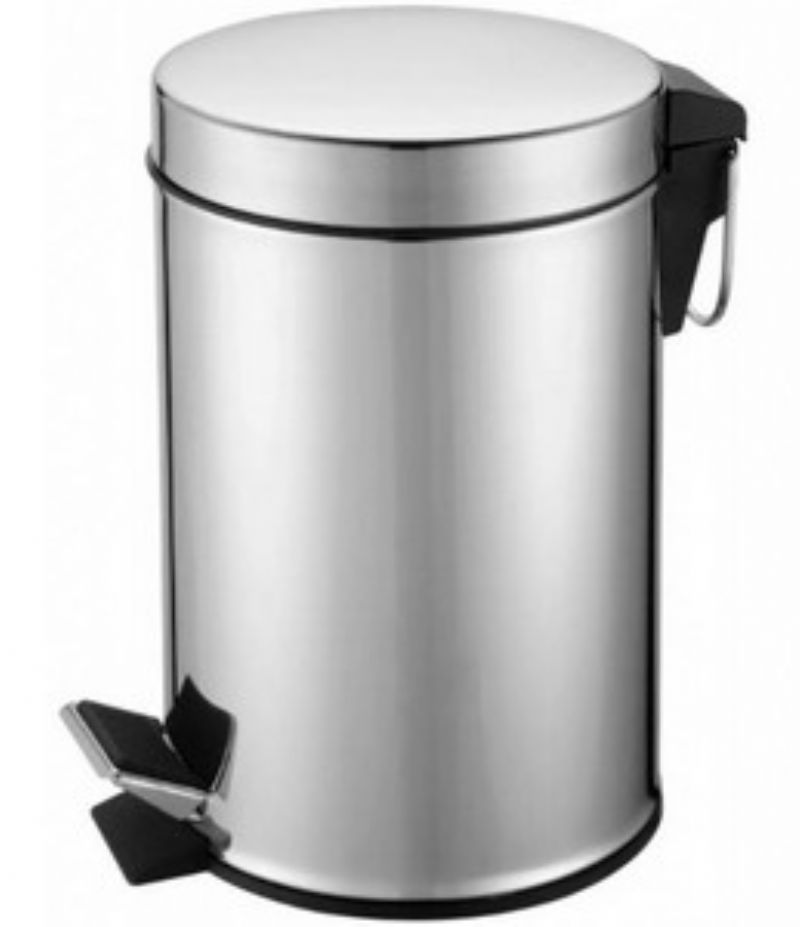 LIXEIRA 12L A�O INOX C/PEDAL - BETTANIN