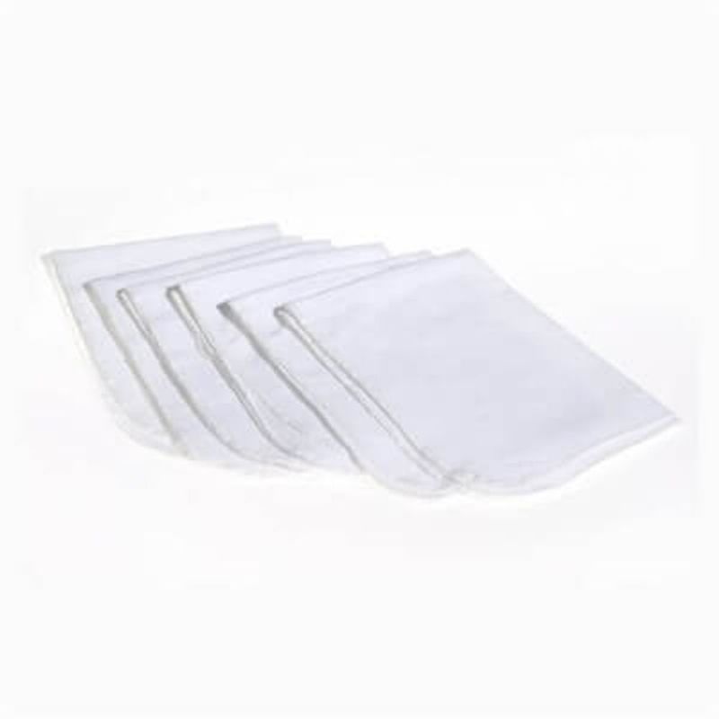 Flanela Branca 38x58