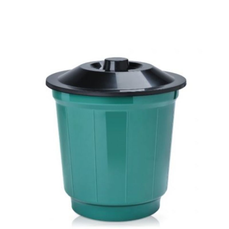 CESTO 20L COM TAMPA - ARQPLAST